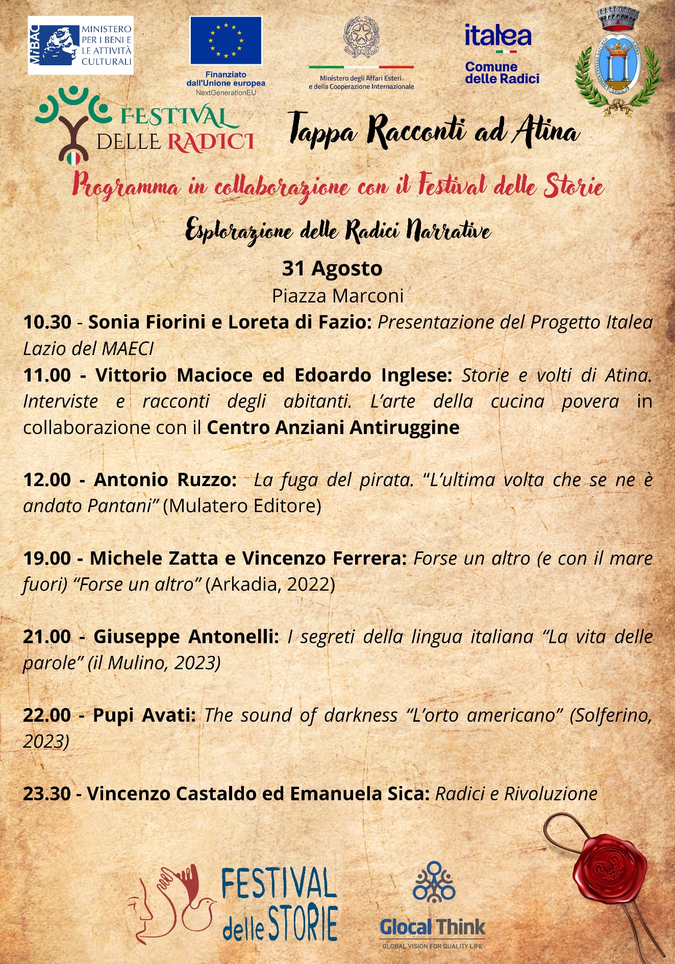 Festival delle Radici di Atina – Festival delle Storie 13th edition